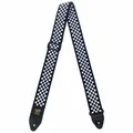 E-Guitar Strap Black/White