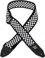 Ernie Ball Jacquard-Gitarrengurt - Black/White Checkered