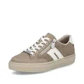 Rieker Damen Low-Top Sneaker L5903, Frauen Halbschuhe,straßenschuhe,Strassenschuhe,Sportschuhe,Freizeitschuhe,Turnschuhe,beige (20),36 EU / 3.5 UK