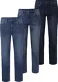 Stone Rich 3er Pack Herren Jeans, Bequemer Regular- fit- Schnitt