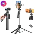 Smartphone Stativ 170cm Handyhalter Tripod Selfie Stick 2 Licht iPhone Android