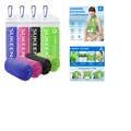 Kühltuch Set ,kühlendes Handtuch Sport Kühltücher Hals 30cm