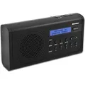 Karcher DAB 2405 tragbares Digitalradio (DAB+/UKW Tuner, 20 Senderspeicher) - Schwarz