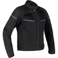 Richa Airstorm wasserdichte Damen Motorrad Textiljacke, schwarz, Größe 3XL