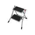 SONGMICS Trittleiter mit 2 Stufen GSL002GY01