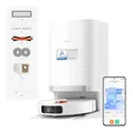 Xiaomi Robot Vacuum X20+ Saugroboter mit Absaugstation und 4L/4L Frisch- & Altwassertank - 2 rotierende, Auto-Trocknung Wischmops, Bis 280m² wischen, 6000Pa Saugkraft, LDS-Navigation, Alle Bodentypen