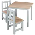 Roba Kindersitzgruppe, Taupe, Sonoma Eiche, Holzwerkstoff, 2-Sitzer, Quadratisch,Quadratisch, 56x49x56 cm, Kinder- & Jugendzimmer, Kindermöbel, Kindersitzmöbel & -tische, Kindersitzgruppen