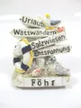 Föhr Magnet Souvenir Germany Urlaub Wattwandern Salzwiesen Entspannung