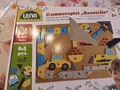 Lena-65828 Jeu 64 colorées et 8 pièces de Chantier Plaque de Base en liège 28...