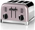 Cuisinart CPT180PIE, 4 Scheibe(n), Schwarz, Rose, Edelstahl, Tasten, Drehregler, 248 mm, 283 mm, 188 mm