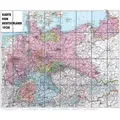 Karte von DEUTSCHLAND - 1920 - gerollt / Rockstuhl Verlag / Blätter und Karten