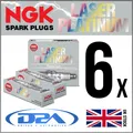 6x NGK PFR6T-G (6314) Laser Platinum Zuendkerze