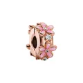 PANDORA MOMENTS Charm Clip Gänseblümchen Rosa 788809C01