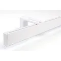Deco-Raum Gardinenschiene nach Maß 1-lauf Loft Weiß 70cm
