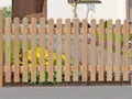 Delta Vorgartenzaun Genua aus LĂ¤rche 180x80cm mit gerundeten KĂ¶pfen 5900236503076
