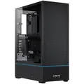 Lian Li SUP-01X PC-Gehäuse, Triple Cooling Chamber Design, 400mm GPU-Freiraum, unterstützt Radiatoren bis zu 360mm, DREI vorinstallierte 120mm Lüfter, Stahl, gehärtetes Glas, Schwarz