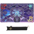 ENHANCE TCG Playmat - Spielmatte mit Genähten Kanten, Glatter Oberfläche und Kordelzug Reisetasche - Kompatibel mit MTG, YuGiOh, Pokemon, Herr der Ringe und Anderen TCG und LCG - Sterne