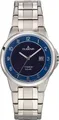 Dugena Herrenuhr 4460918 Gent Solar, Quarzwerk, blaues Zifferblatt, Titan