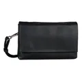 Abendtasche "Salara", schlicht und funktional, mit 2 Kammern je nach Anlass variabel tragbar, Gr. B/H/T: 23 cm x 14 cm x 4,5 cm, schwarz