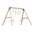AXI Maya Doppelschaukel & Trapez in Braun aus FSC Holz
