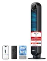 Dreo Smart Leiser Turmventilator, APP & Sprachsteuerung, 90° oszillierender Ventilator mit Fernbedienung, 4 Modi, 4 Geschwindigkeiten, 8 Std. Timer, Nomad One S, Schwaz