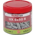 Universaldübel UX 8x50 R, Dose hellgrau, 75 Stück