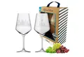 3forCologne Weinglas I LOVE Köln Weingläser 2er Set Weinglas mit Gravur der Kölner Skyline Souvenir Deutschland Geschenkidee Muttertag, Vatertag, Gastgeschenk Geschenkbox Deutschland MADE IN GERMANY
