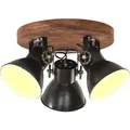vidaXL Deckenlampe Industriestil 25 W Schwarz 42x27 cm E27 320515