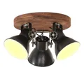 vidaXL Deckenleuchte Deckenlampe Industriestil 25 W Schwarz 42x27 cm E27