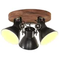 Deckenleuchte Industrie 25 W E27 42x27 cm schwarz
