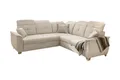 Jockenhöfer Gruppe Ecksofa UDINE, Beige, Chenille, Bettkasten, Gästebettfunktion, Kopfteilverstellungen, B 263 x H 104 x T 263 cm