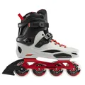 Rollerblade Inline Skates RB Pro X (Rollen: 80mm/85A, Kugellager: Twincam ILQ-7 Plus) grau/rot Herren, Größe Euro (US): 44,5 (11)