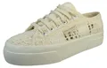 Superga Damen High Sneaker 2740 Platform Crochet Macrame S61448W Beige