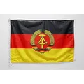 AZ FLAG Bootflagge Deutsche Demokratische Republik - 45x30 cm - DDR Bootsfahne 30 x 45 cm Marine Flaggen - Flaggen