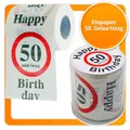Lustiges Klopapier zum 50. and sexy Geburtstag witziges Toilettenpapier Geschenk