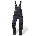 PUMA Workwear Latzhose Herren mit Multifunktionstaschen - Arbeitshose mit verstärktem Nylon Gewebe - Berufsbekleidung für Mechaniker, Handwerker, Elektriker und viele mehr - Anthrazit/Schwarz - 44