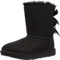 UGG Unisex Kinder Bailey Bow Ii Classic Boot, Schwarz, 22 EU