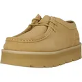 Clarks Meare Walla Schnürschuh mit markanter Sohle braun 42 EU
