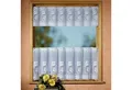 Weckbrodt Scheibengardine Aachen (2 St), Stangendurchzug, halbtransparent, Jacquard, Bistro, Jacquard, halbtransparent, 2teiliges Set, Gardine, Store
