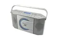 Soundmaster RCD1770SI tragbares Digitalradio DAB+ UKW-PLL USB CD Player MP3 Uhr Digitalradio (DAB) (DAB+, UKW-RDS, 2 W, schmale Bauweise, kompakt, vertikaler CD-Player, Fensterbank, Küche)