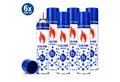 Silver Match Feuerzeug Feuerzeuggas Ultra Pure, 300ml (6-St), Butangas, Nachfüllgas, für Flammbierbrenner, Feuerzeuge