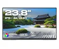JapanNext Tragbarer Monitor 23,8" IPS 4K UHD (3840x2160) | HDR | USB-C Power Delivery (65W) | Integrierte Lautsprecher | G-Sync/FreeSync | JN-MD-IPS238U-C6