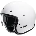 HJC V31 Solid Retro Jethelm, weiss, Größe S für Männer