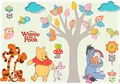 Komar Wandtattoo Winnie the Pooh Nature Lovers - Größe 50 x 70 cm (14 St), selbstklebend, Wandsticker, Kinderzimmer