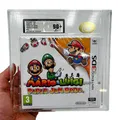 Mario & Luigi Paper Jam Bros. UKG 90+ Mint VGA Wata Grading Nintendo 3DS NEU ✓