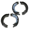 4x Bremsbacken, Satz Bremsbacken Ø 180 x 42 für Trommelbremse hinten,