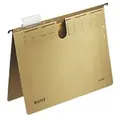 Leitz Alpha Hängeregister DIN A4 V-Boden Naturbraun Blauer Engel UZ14b (Recyclingpapier Schreibwaren) Anteil recycelter Pappkarton 100% 10 Stück