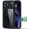 ESR für iPhone 17 Pro Max Hülle mit Kamerasteuerung Capture Button, Kompatibel mit Magsafe, Handyhülle für iPhone 17 Pro Max Case, Anti-Vergilbung, Zertifizierter Militärschutz, Klares Schwarz