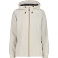 CMP Damen Rain Fix Hoodie Jacke (Größe M, beige)