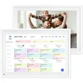 TABWEE P10 10,1-Zoll HD-Touchscreen Digitaler Kalender mit WLAN- und eCalendar-App-Unterstützung Weiß